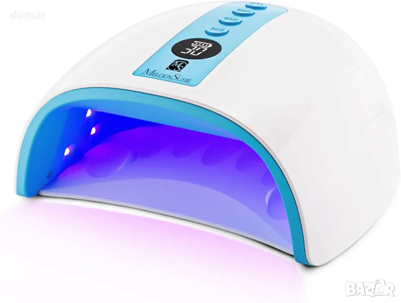 MelodySusie UV LED лампа за нокти, P-PLUS30G акумулаторна безжична UV светлина за гел нокти, снимка 1