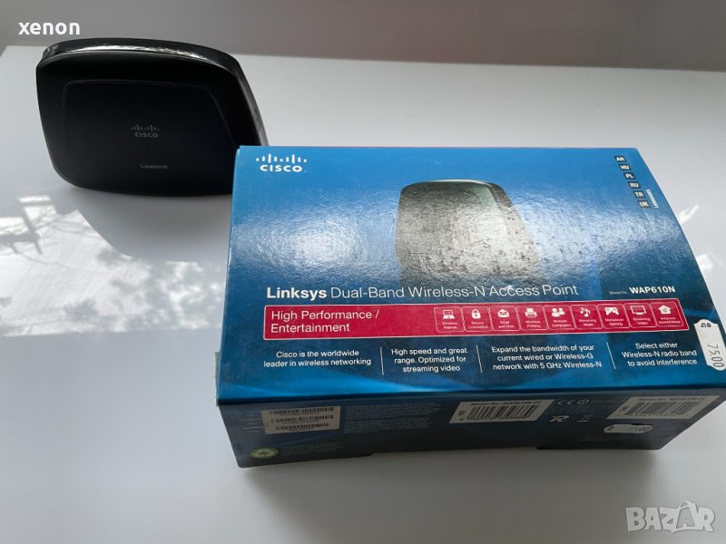 Cisco Linksys WAP610N Wireless-N Access Point with Dual-Band, снимка 1