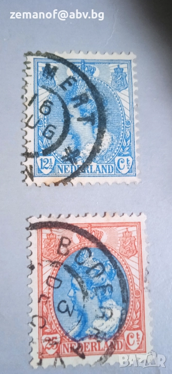 Марки Холандиа 1889 г, снимка 1