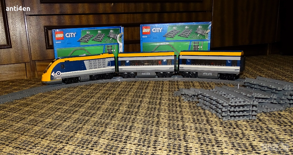 LEGO City пътнически влак 60197 + релси – комплект, снимка 1
