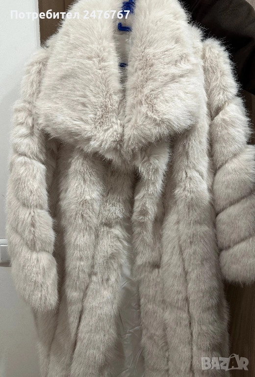 Палто от изкуствен косъм, снимка 1