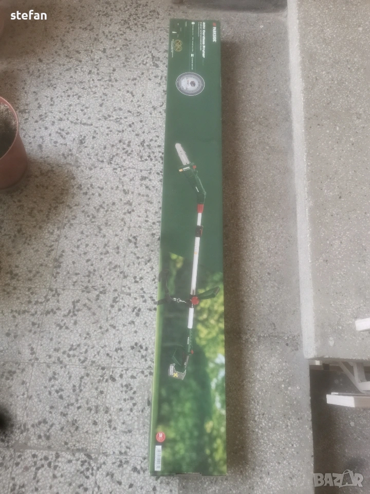 телескопичен акумолаторен моторен трион, снимка 1