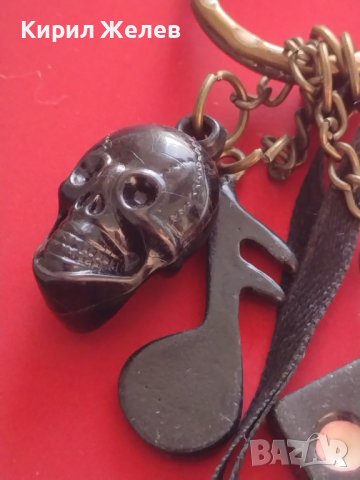 Модерен ключодържател четири елемента ДОМИНО, ЗВЕЗДА 🌟,НОТА,ЧЕРЕП 💀 много красив 42311, снимка 3 - Други - 43666928