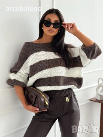 Дамски пуловер PEGGY, 2цвята , снимка 7 - Блузи с дълъг ръкав и пуловери - 52321370