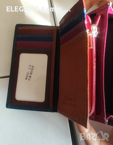 Дамско портмоне  класик  от естествена кожа, снимка 4 - Портфейли, портмонета - 34853471