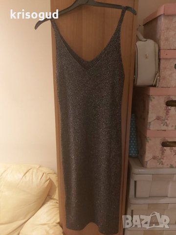 Елегантна дамска рокля RESERVED с брокат, размер: S, снимка 9 - Рокли - 35231266