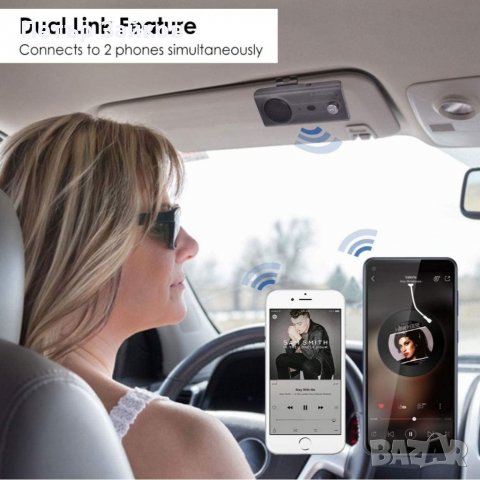 безжичен високоговорител за кола CK11, снимка 4 - Аксесоари и консумативи - 39410562