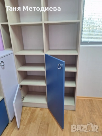 Дизайнерска секция + бюро, модулна конфигурация, отлично състояние, снимка 2 - Други - 53304234