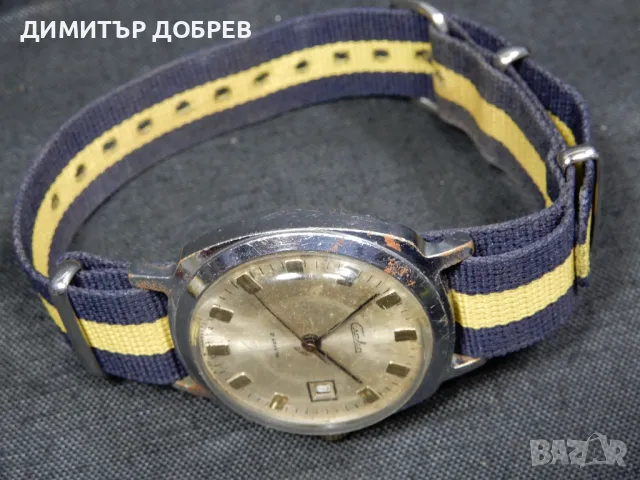 СТАР РЕТРО СОЦ СССР МЕХАНИЧЕН РЪЧЕН ЧАСОВНИК СЛАВА, снимка 4 - Мъжки - 50361596