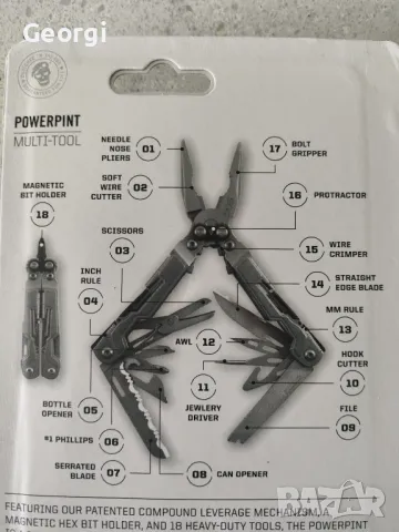 Мултитул SOG Powerpint. 18 функции. Нов, снимка 2 - Други инструменти - 49657316