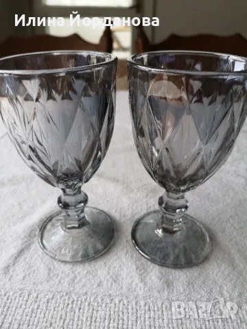Стъклени чаши - комплект за двама, снимка 4 - Чаши - 49702284