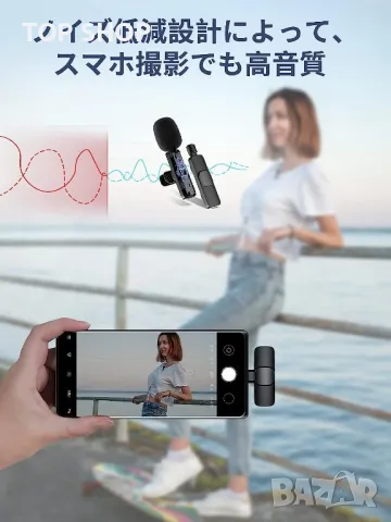 Безжичен микрофон Moman CP1 2,4 GHz, снимка 3 - Микрофони - 48657242