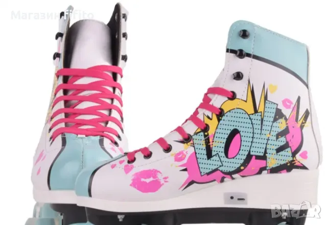 Детски цветни ролкови кънки с LED светлини, снимка 7 - Други - 48018524