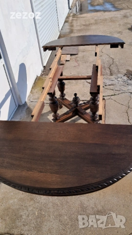 Маса антикварна масив №120, снимка 5 - Маси - 53282428