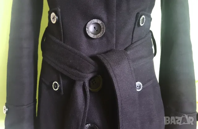 "MNG"-черно палто, снимка 5 - Палта, манта - 48714350