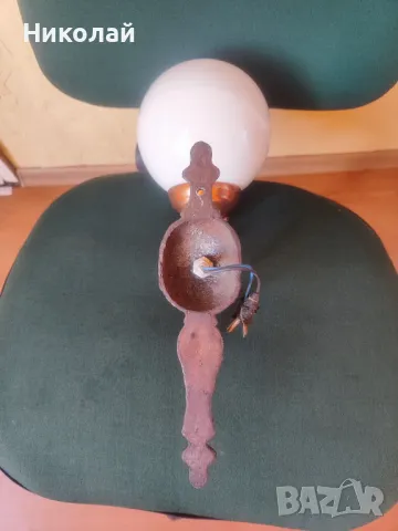 Продавам бронзов стенен аплик красота и изящество , снимка 9 - Лампи за стена - 50179388