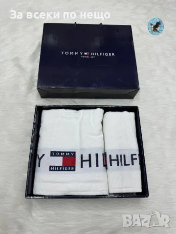 Chanel🔝Tommy Hilfiger🔝Calvin Klein Луксозни Хавлии - 2бр. в кутия - Различни Цветове Код D2154, снимка 3 - Хавлиени кърпи - 49423436