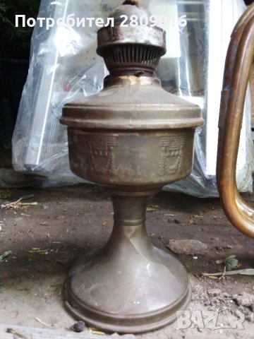 Стара газова лампа , снимка 5 - Антикварни и старинни предмети - 40850955