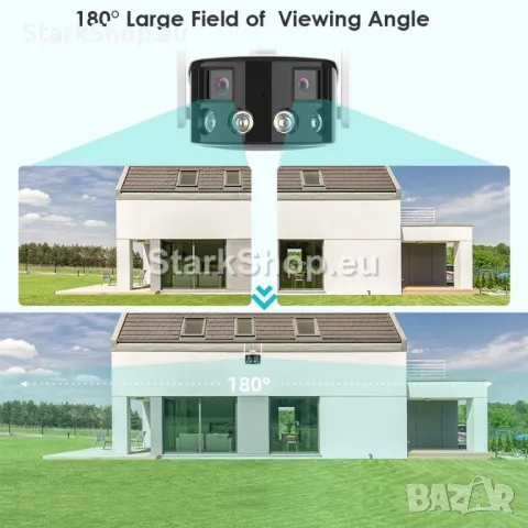 Въртяща соларна камера със сим карта 6MPX, снимка 3 - Соларни лампи - 48082924