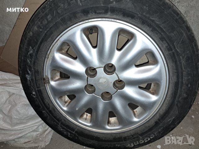 Гуми с джанти 195/65R15 5х110 от зафира 