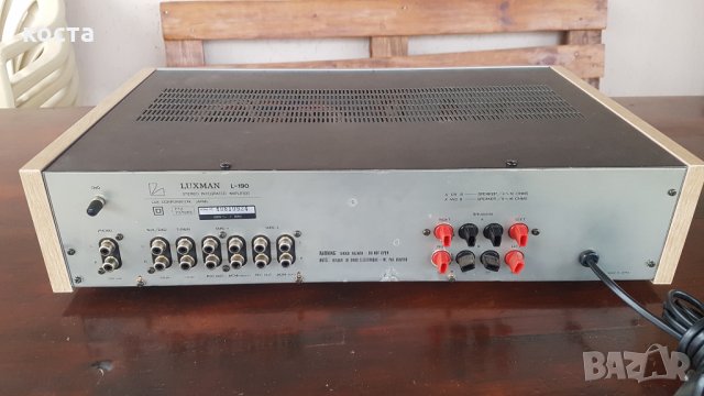 Luxman L-190, снимка 12 - Ресийвъри, усилватели, смесителни пултове - 32804213