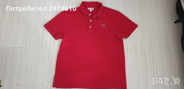 Lacoste Sport Slim Fit Cotton Mens Size 5 - L ОРИГИНАЛ! Мъжка Тениска!, снимка 8 - Тениски - 50566009