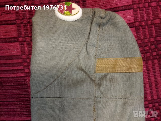 Военно Офицерско кепе лятно от Социализма , снимка 2 - Антикварни и старинни предмети - 43822366