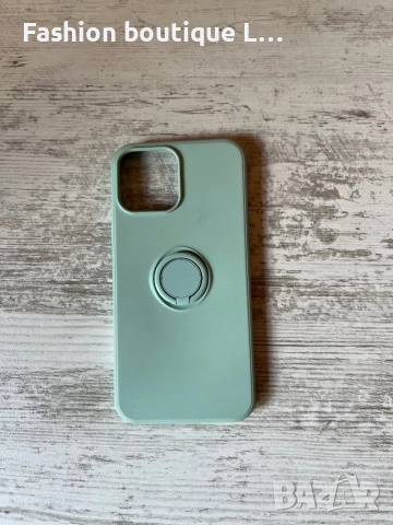 Кейс / калъф за айфон 13 про тюркоазен силикон с халка за пръста за удобство при използване 🩵🩵🩵, снимка 5 - Калъфи, кейсове - 52088987