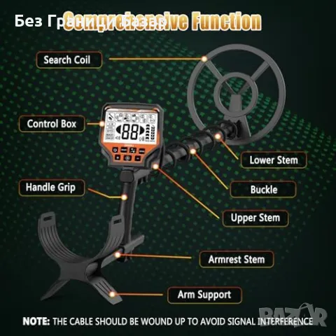 Нов OMMO Металотърсач за Възрастни с USB Зареждане и 6 Режима LCD, снимка 9 - Друга електроника - 49693282