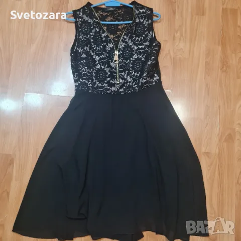 Coliseum  красива черна рокля до коленете, снимка 4 - Рокли - 49607925