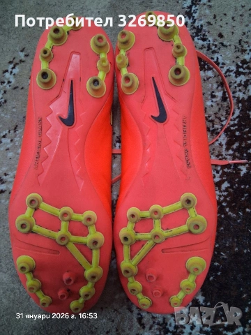 Бутонки Nike mercurial номер 44 (28 см.), снимка 10 - Футбол - 53296289