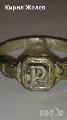 Стар пръстен уникат ръчна изработка сачан -60161, снимка 2 - Пръстени - 28900159
