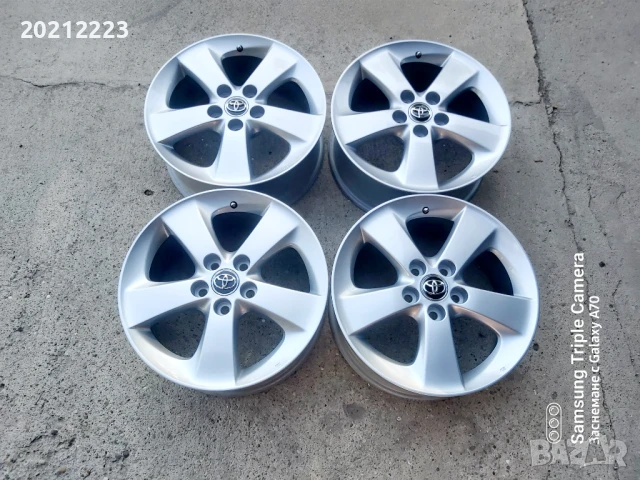 4 броя алуминиеви джанти за Toyota Auris,Toyota Corolla 17