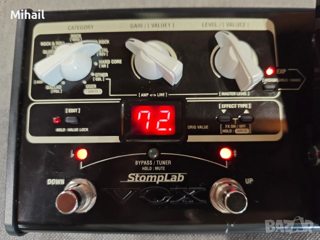 Ефект процесор за китара, VOX StompLab 2G, Китарен процесор, снимка 2 - Китари - 53482740
