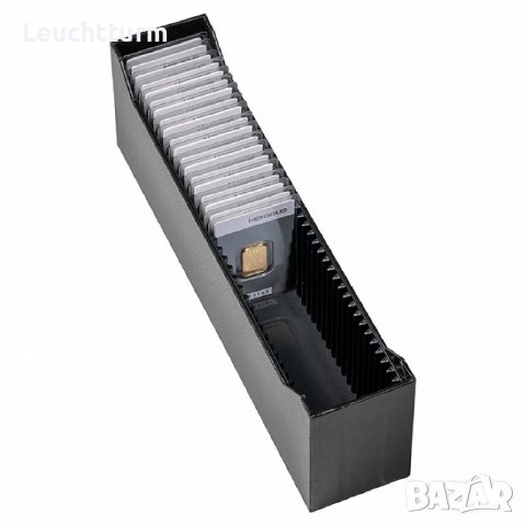 кутия за съхранение на 40 бр. кюлчета LOGIC -LEUCHTTURM , снимка 1 - Нумизматика и бонистика - 38168603