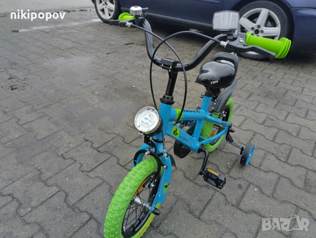 ZIZITO Велосипед 12" TOMMY син, снимка 8 - Велосипеди - 53531910