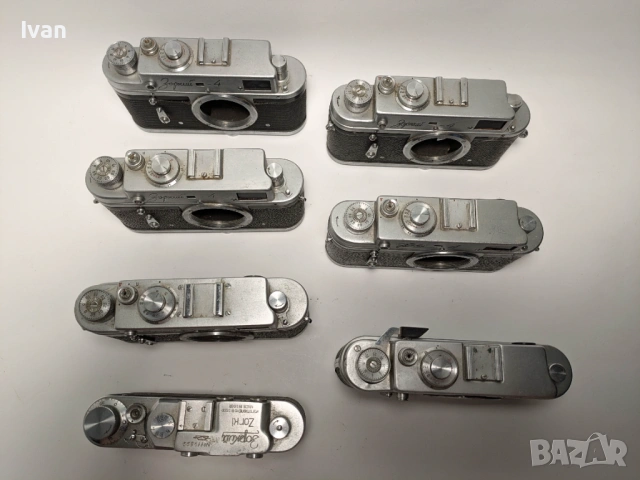 Сет от лентови фотоапарати тела Зоркий Zorki 4 4К, снимка 3 - Фотоапарати - 53489376