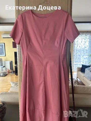 Вталена рокля пепел от рози, снимка 4 - Рокли - 49746919