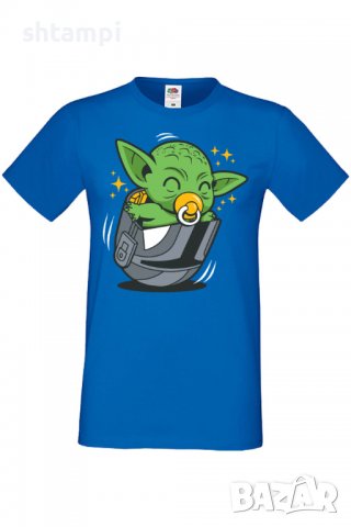 Мъжка тениска Star Wars baby yoda 3,Междузвездни войни,Филм,Изненада,Подарък,Повод,, снимка 4 - Тениски - 37718189