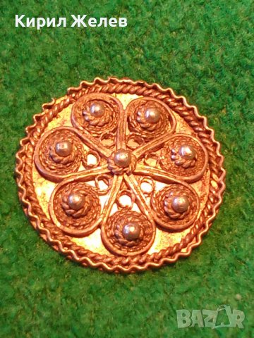 СТАРИННО ФИЛИГРАННО СРЕБРО БИЖУ АПЛИКАЦИЯ ВЪЗРОЖДЕНСКО РЪЧНА ЮВЕЛИРНА ИЗРАБОТКА 3598, снимка 9 - Антикварни и старинни предмети - 30396581