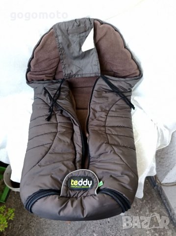 КАТО НОВО Термочувалче,спален бебе чувал за количка "TEDDY Baby Nest" - зимно,made in GERMANY, снимка 8 - За бебешки колички - 33040624