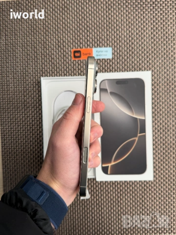 100% Батерия❗iPhone 16 Pro MAX лизинг от 34€ на мес Natural Titanium❗️256GB❗️, снимка 6 - Apple iPhone - 53045412