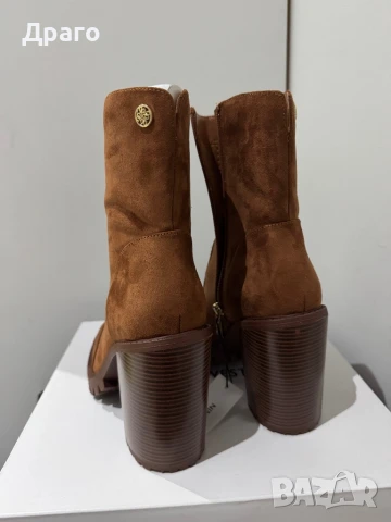 Велурени дамски боти, снимка 3 - Дамски боти - 50581181