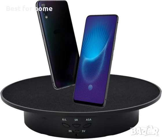 360° въртяща се плоча за фотография за показване на бижута, часовници и др., снимка 2 - Друга електроника - 51218038