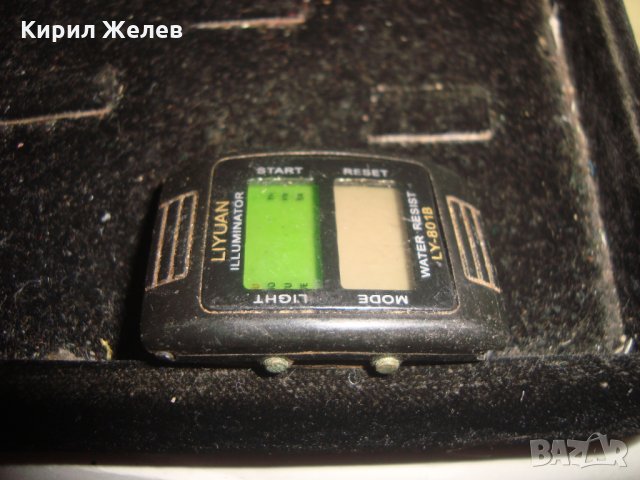 ВИНТИДЖ РЕТРО МОДЕЛ ЕЛЕКТРОНЕН МНОГОФУНКЦИОНАЛЕН ВОДОУСТОЙЧИВ ЧАСОВНИК 21950, снимка 4 - Мъжки - 32776922