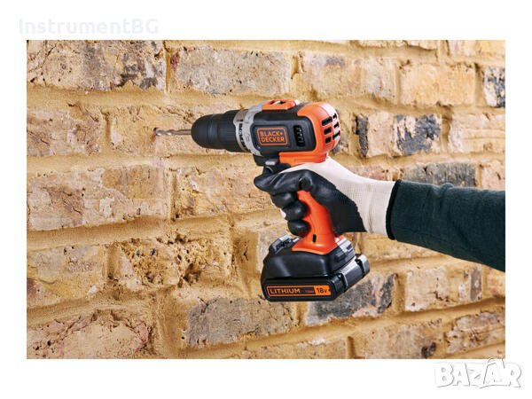 Акумулаторна ударна бормашина Black + Decker BDASB / 18V 