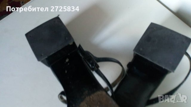 Черни сандали Bruno Magli, 39, снимка 9 - Сандали - 37240272