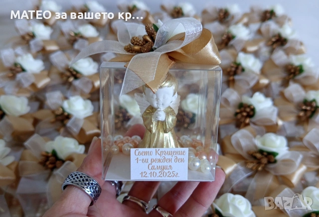 Ангелче в кутийка, снимка 3 - Подаръци за кръщене - 53282049