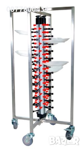Количка за гастронорми на 6,10,15,17 нива-за сервиране с табли или чинии, снимка 4 - Обзавеждане за заведение - 43408805