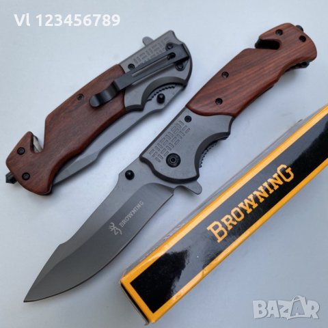 Нож, сгъваем, Browning  DA308 - размери 95 х 225, снимка 3 - Ножове - 35416282